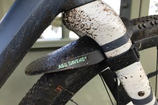 Ass Saver Mudder Mini front guard mounted on a gravel bike.