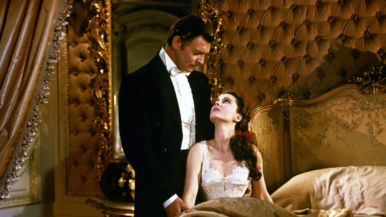 Clark Gable and Vivien Leigh in Gone With The Wind