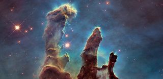 Eagle Nebula’s Pillars of Creation, hubble images