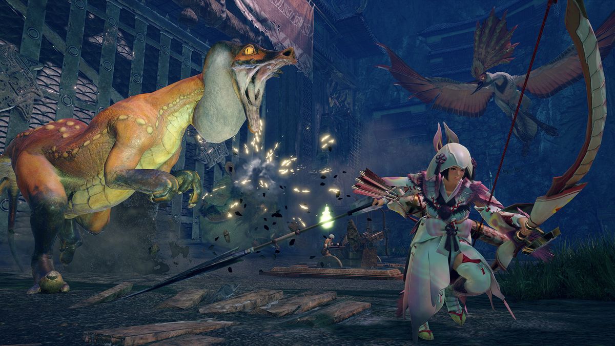 Video: New Monster Hunter Rise Gameplay Shows Off A Great Sword