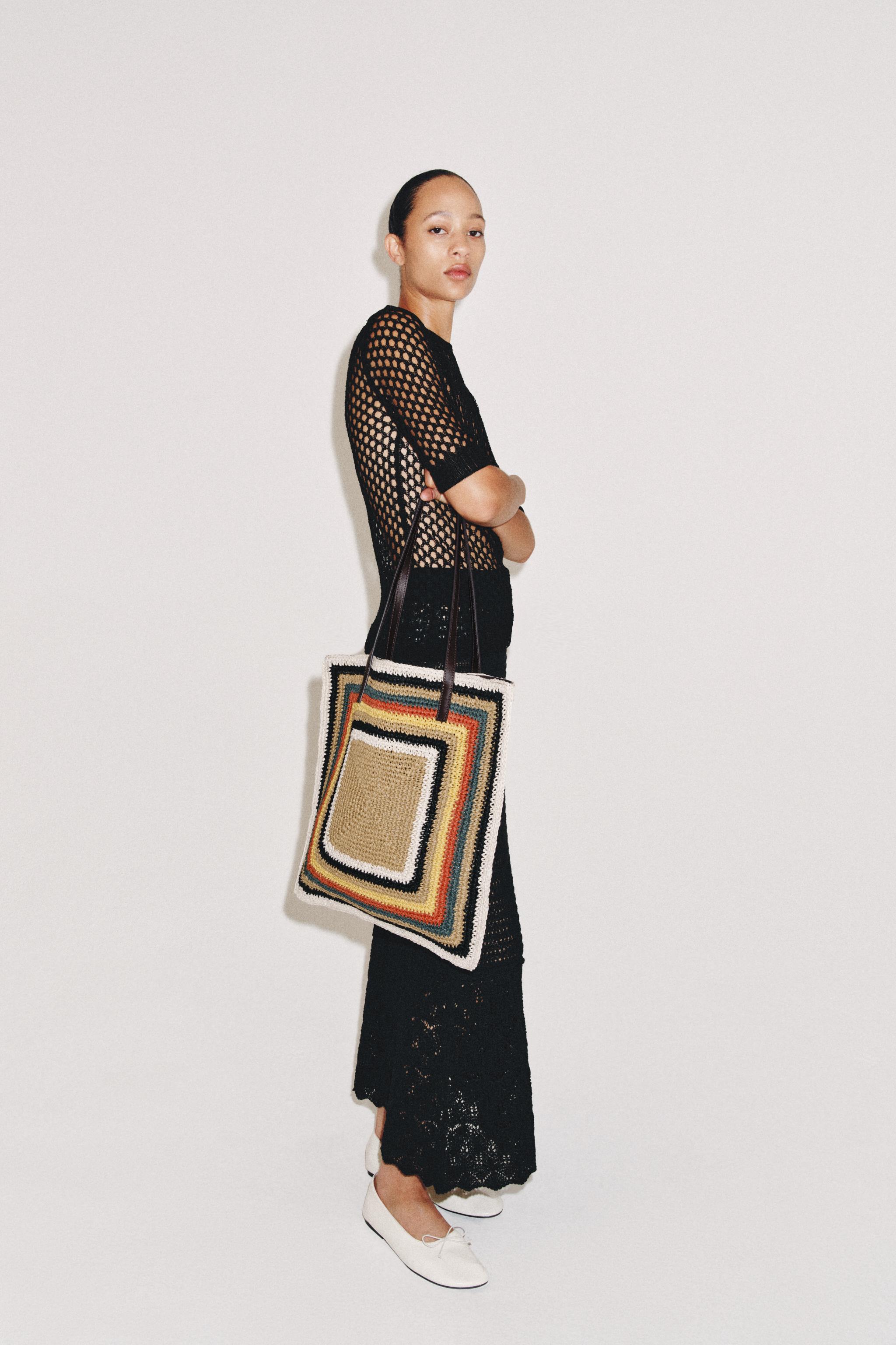 Multicolor Shopper Bag