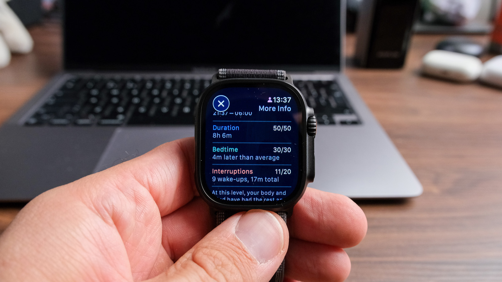 Apple Watch Ultra 3 detail shot