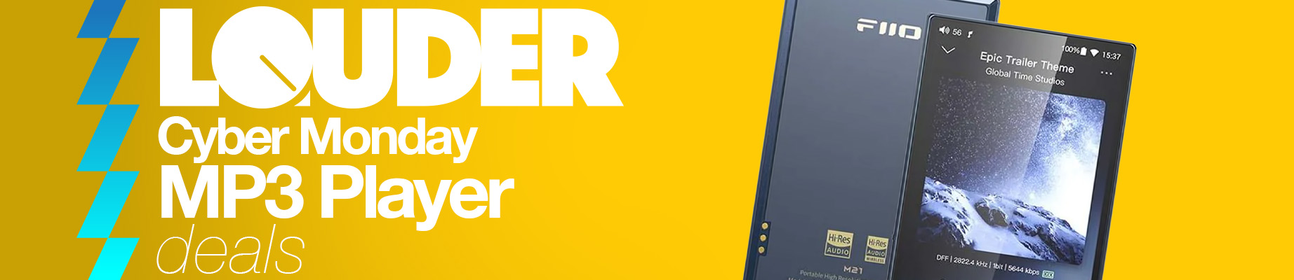 Cyber Monday MP3 player deals - main strap