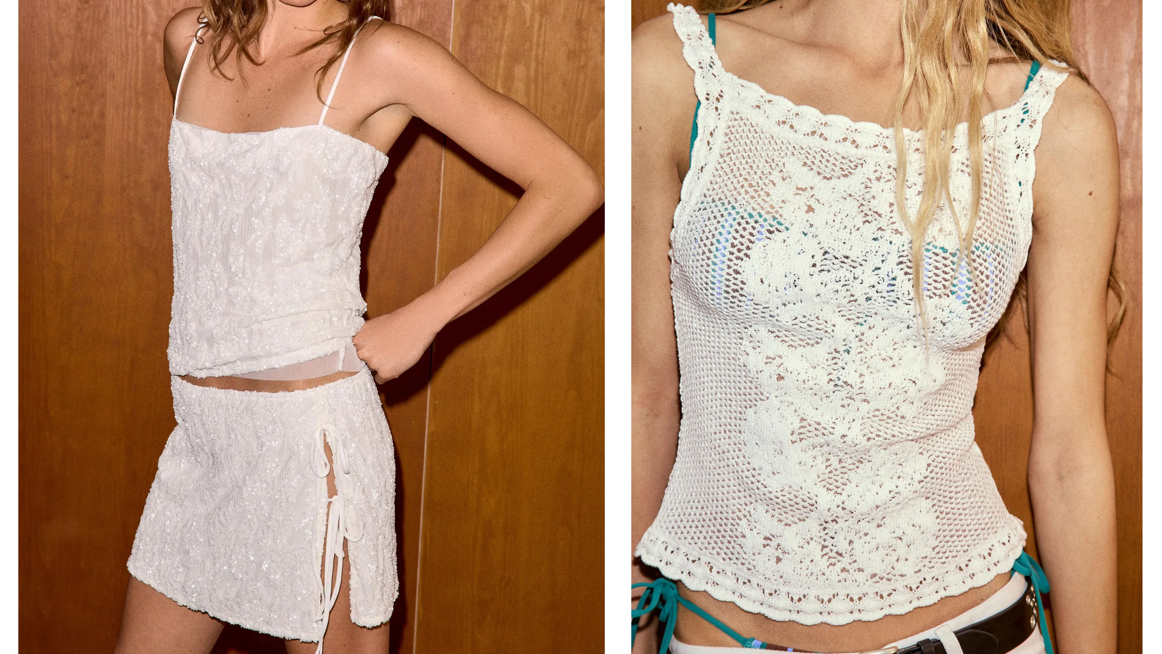 Women in white summer Zara outfits