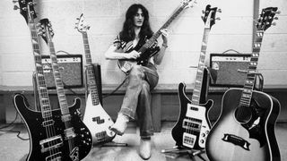 Geddy Lee backstage on All The World's A Stage tour