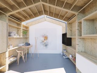 Egaming-inspired cabin by studio JaK art studio option