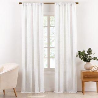 Gap Home long white curtains from Walmart