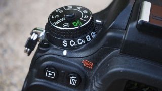 Nikon D610 drive mode dial