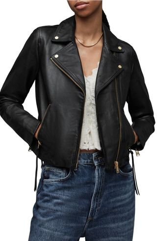 Dalby Leather Biker Jacket