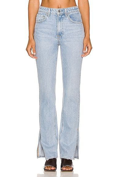 Harlow High Rise Boot Slit Jeans