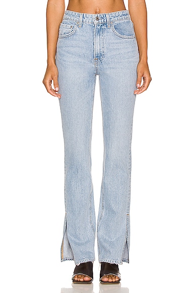 Harlow High Rise Boot Slit Jeans