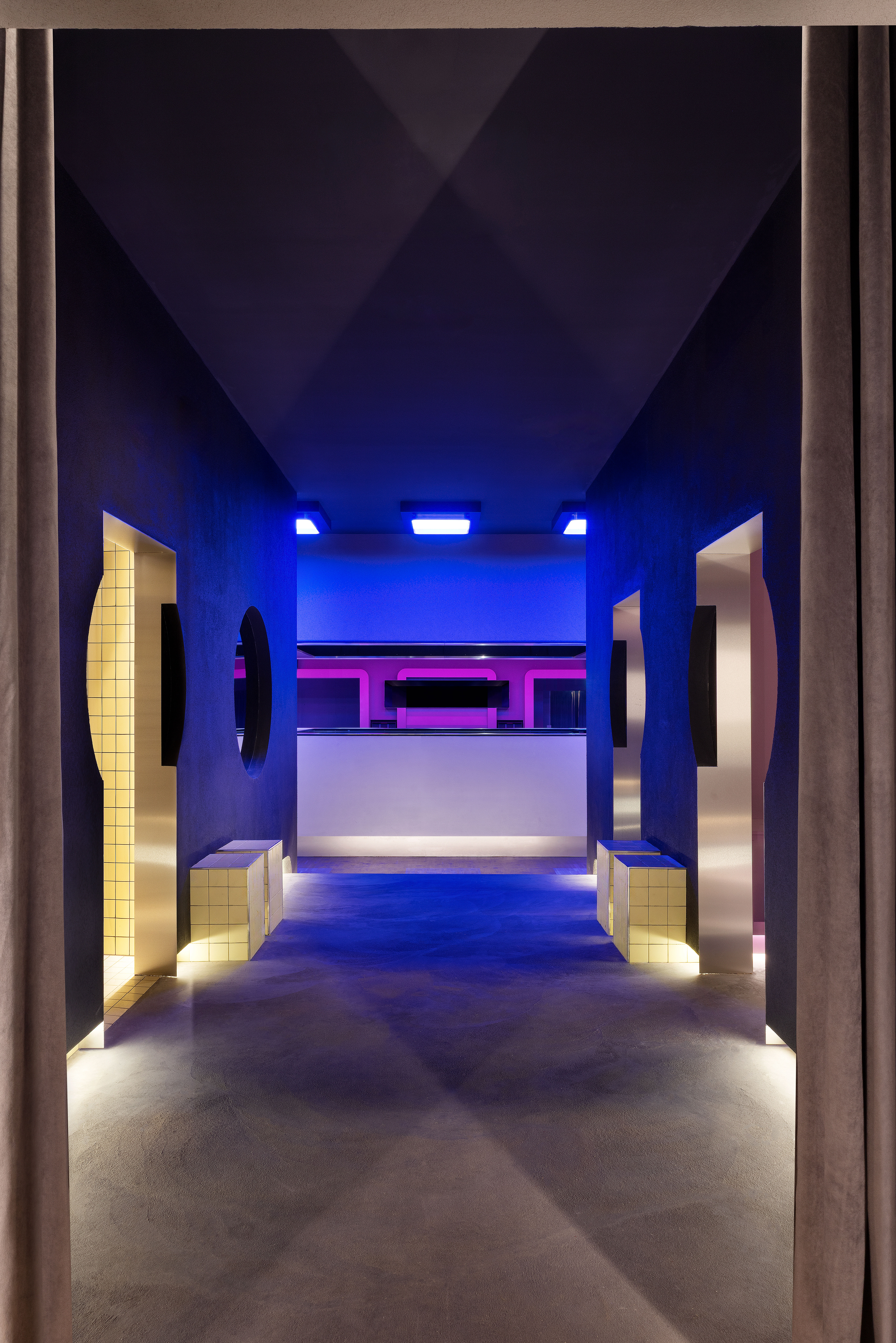 Interior of Duro club, Milano