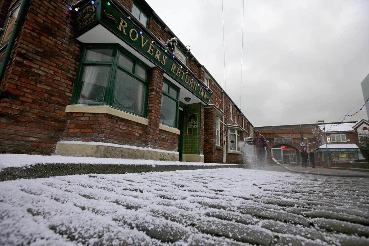 Coronation Street Christmas pic of Rovers