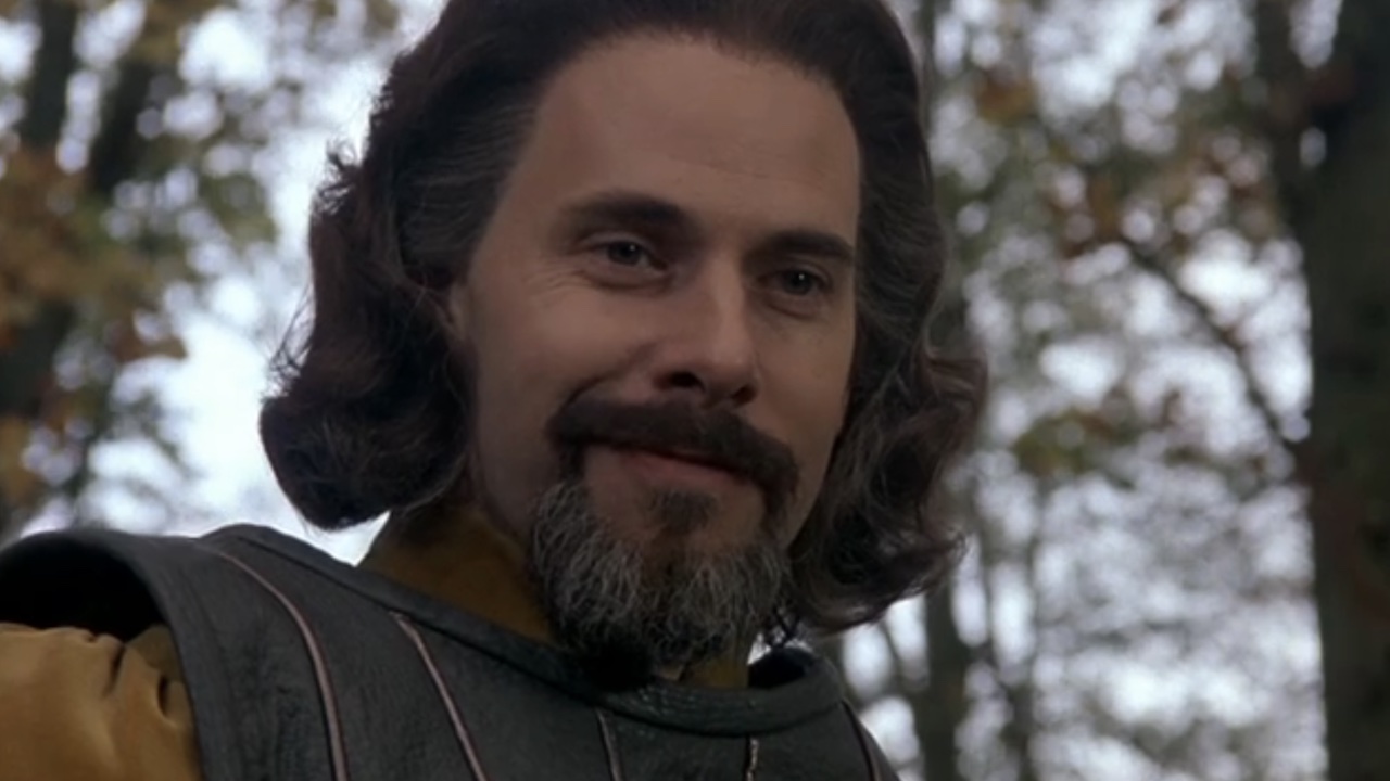 Count Tyrone Rugen smiling in The Princess Bride