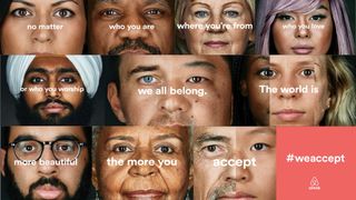 Airbnb #WeAccept campaign