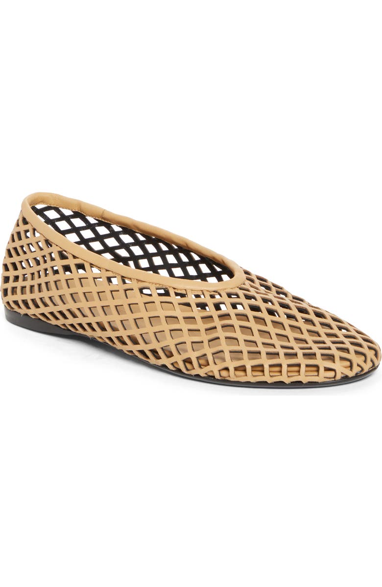 Tee Perforated Ballet Flat