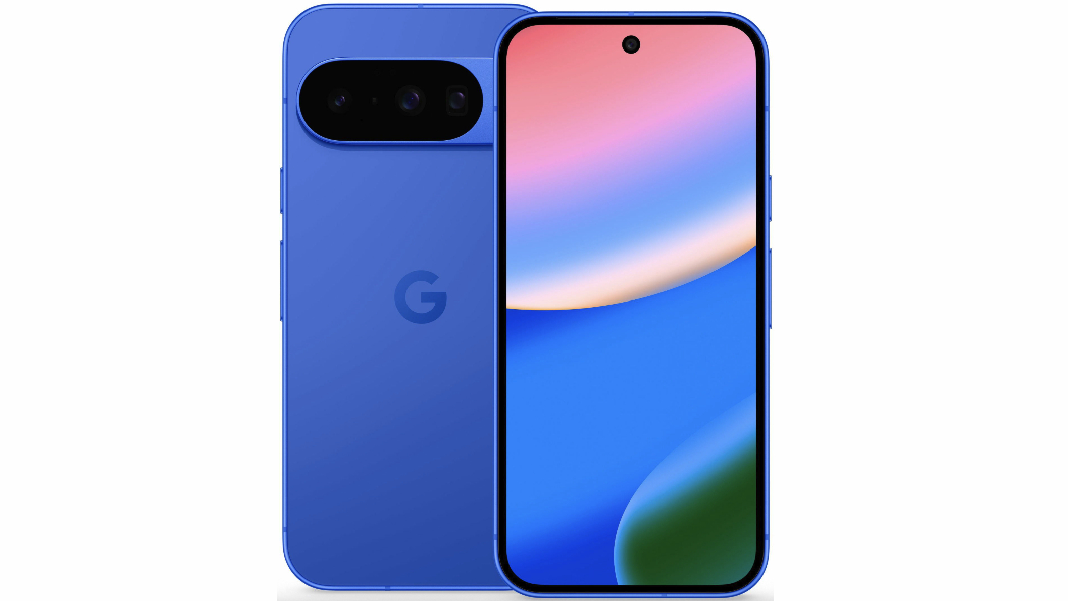 A leaked render of the Pixel 10 in Indigo