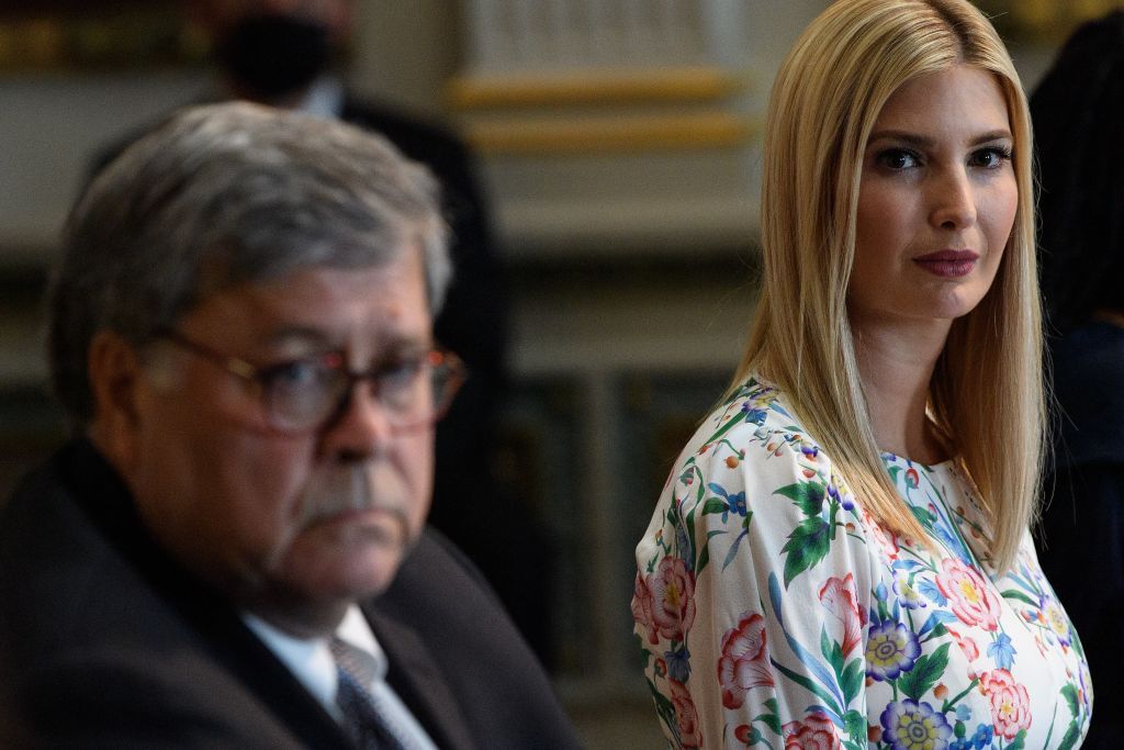 Ivanka Trump and William Barr