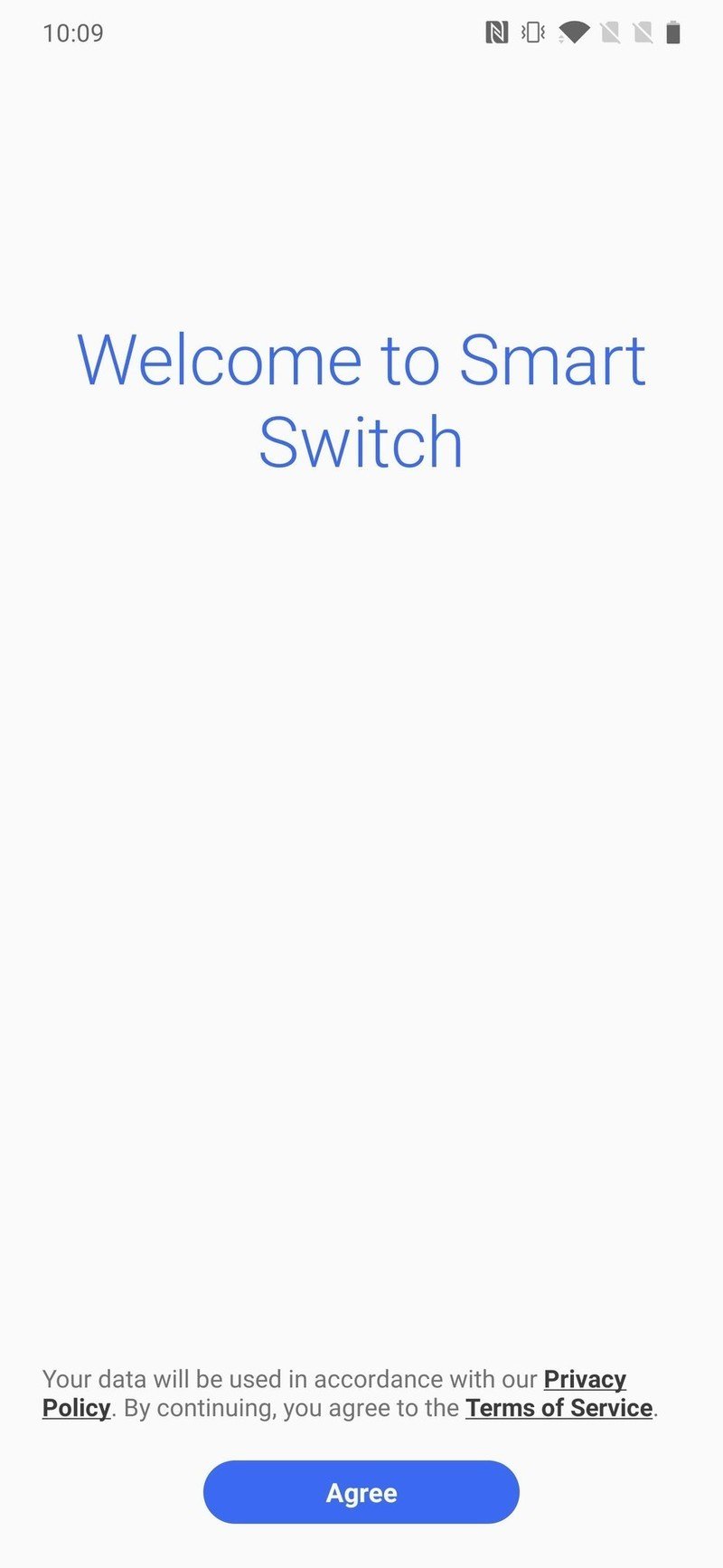 Aplicativo Samsung Smart Switch