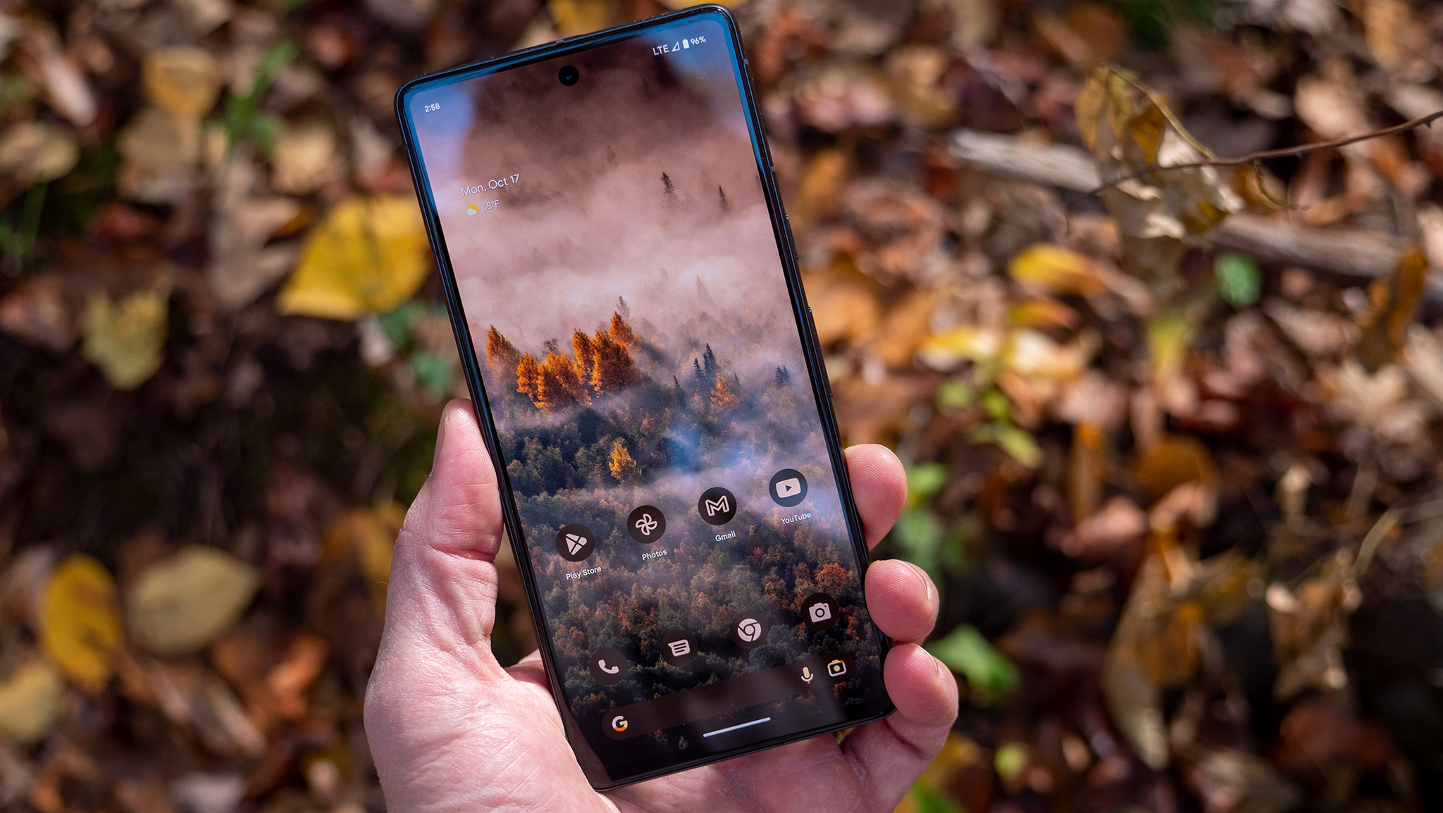 L'écran d'accueil du Google Pixel 7