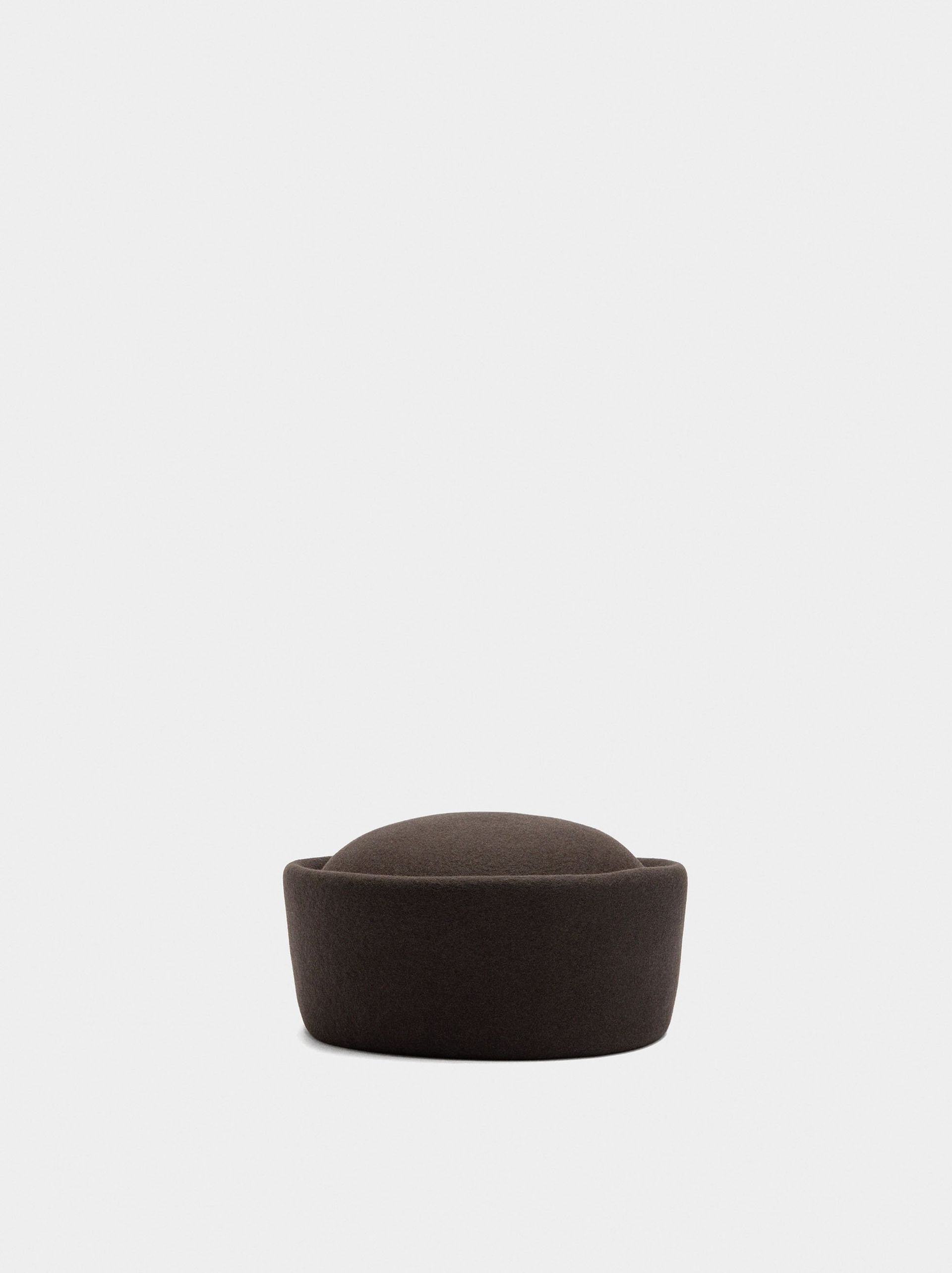 Wool Pillbox Hat