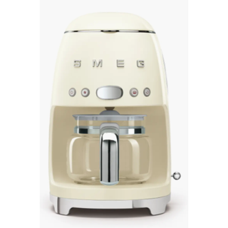 Smeg ‘50s retro style 10-cup drip coffee maker.