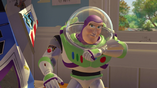 Buzz in Toy Story.