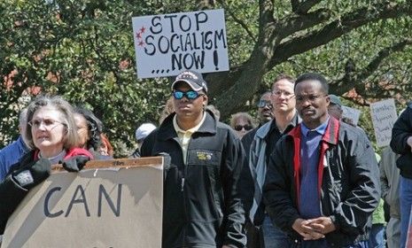 Tea Party protestors