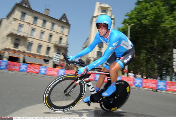 David Millar (Garmin-Sharp) at the 2014 Crit&eacute;rium du Dauphin&eacute;