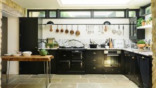 L-shaped Kitchen layout Idea by deVOL Kitchens