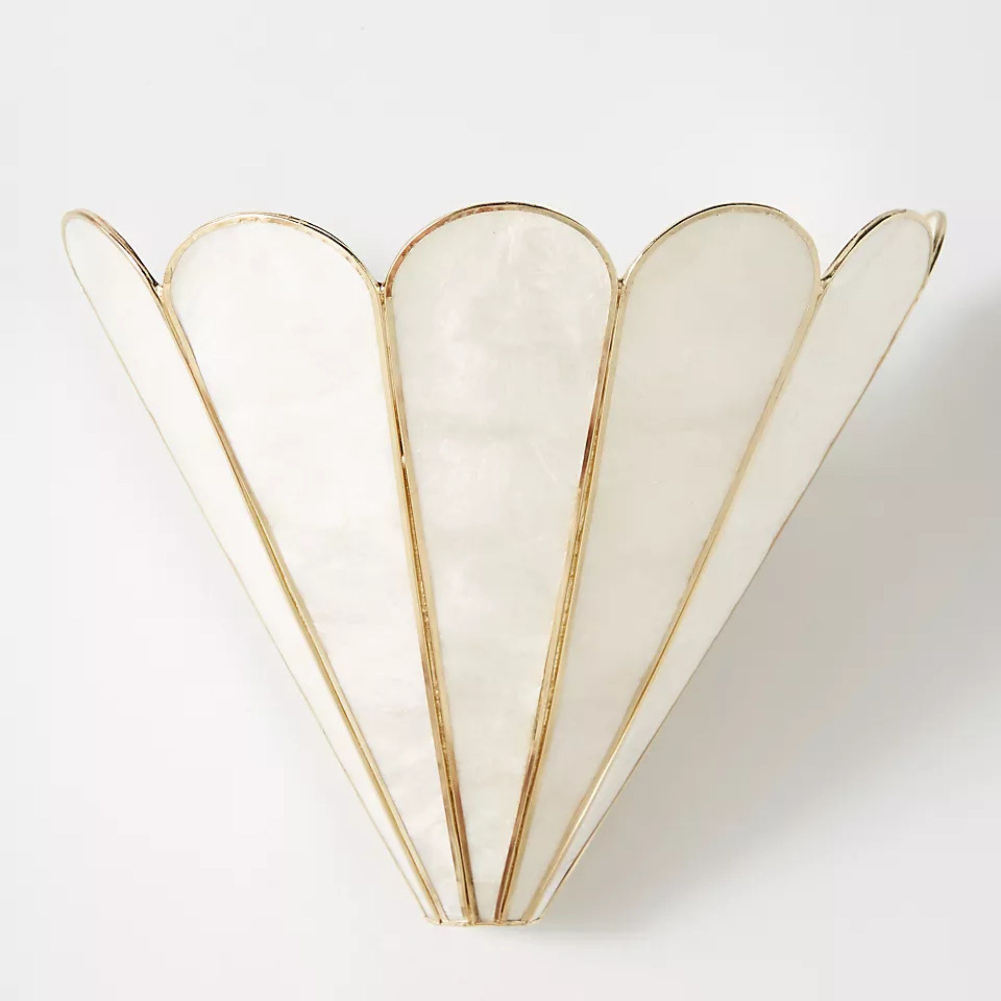 Madelyn Capiz Faceted Sconce