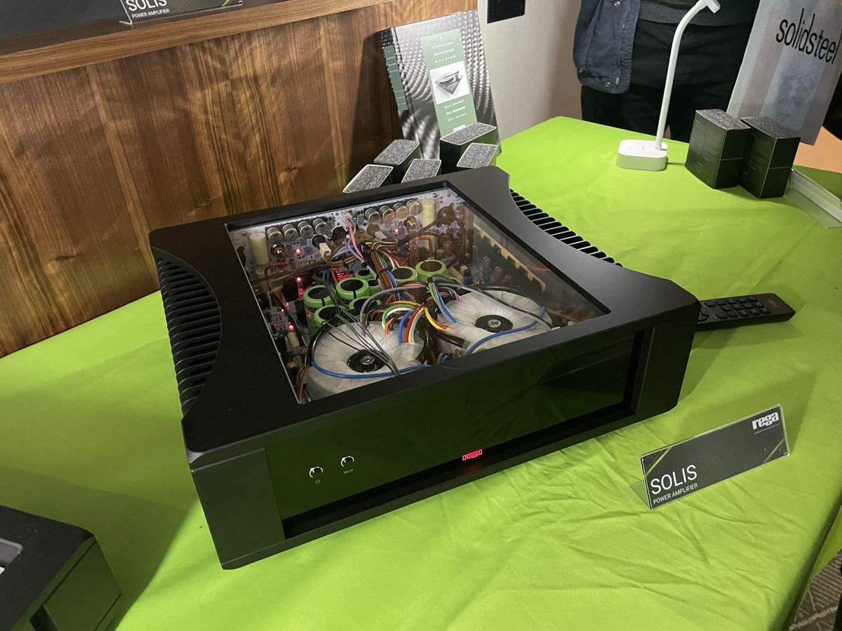 Rega Brio MK7 on green table cloth