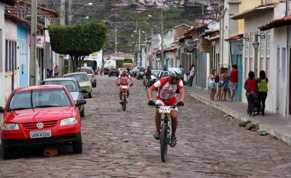 The final run into the time trial finish
