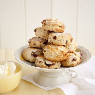 Cherry And Almond Scones