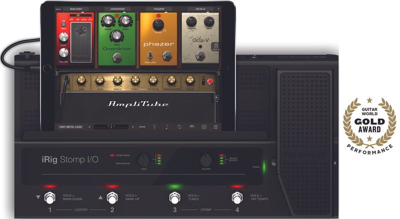 アンプ iRig Stomp I/O IK multimedia iRig Stomp I/O