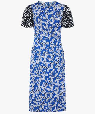 Monsoon Delta Contrast Print Midi Dress, £32.50, John Lewis