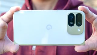 Taking photos with the Google Pixel 9 Pro Fold.