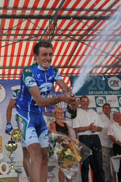 Coppel shares his champagne