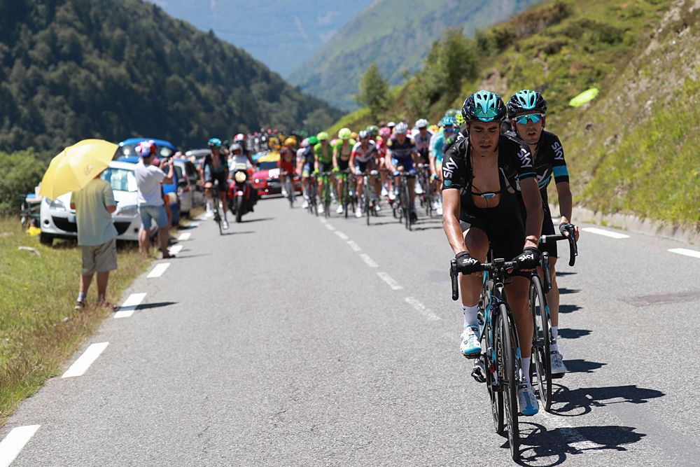 Team Sky patrols the front