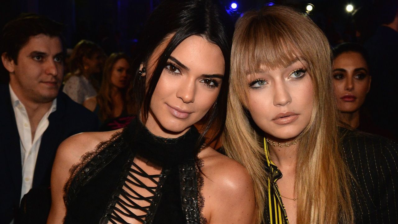 Kendall Jenner and Gigi Hadid at the movies.