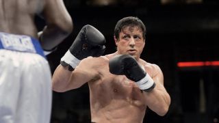 Rocky prepares to throw a punch in 2006 movie Rocky Balboa