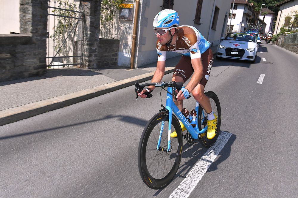 Francois Bidard (AG2R La Mondiale) during stage 8 at Tour de Suisse