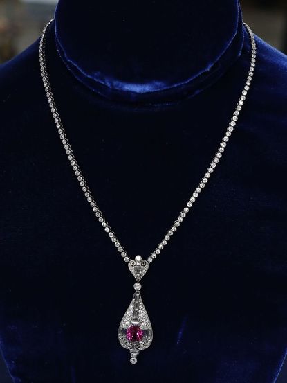  Ruby and Diamond Necklace