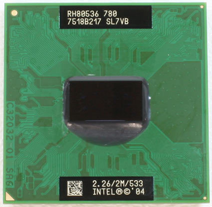 thumbnail image 2 of Intel Pentium M 780 2.26 GHz Mobile CPU – Socket 479, 2M Cache, SL7VB 2 of 3
