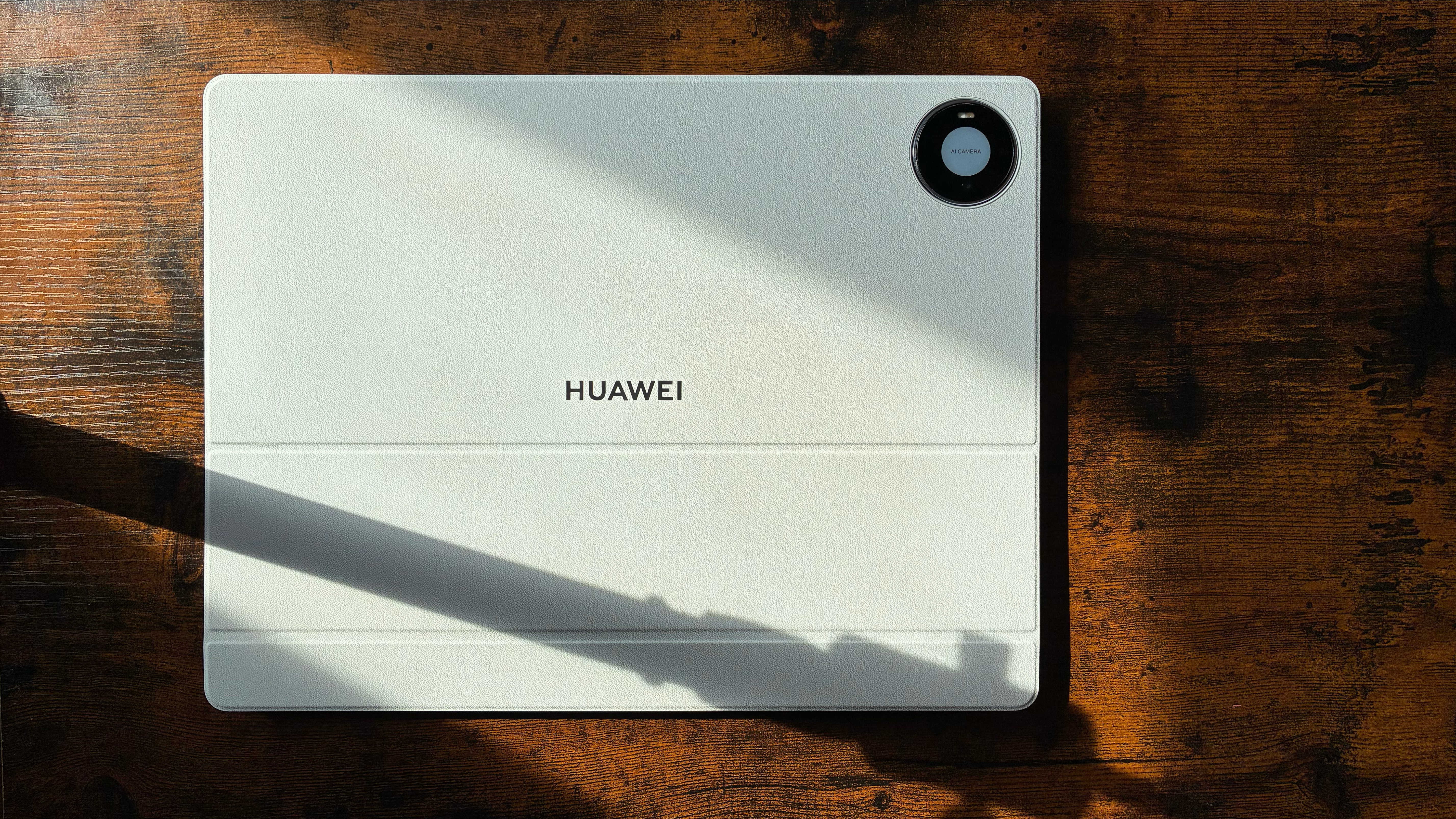The Huawei MatePad Pro Max on a desk