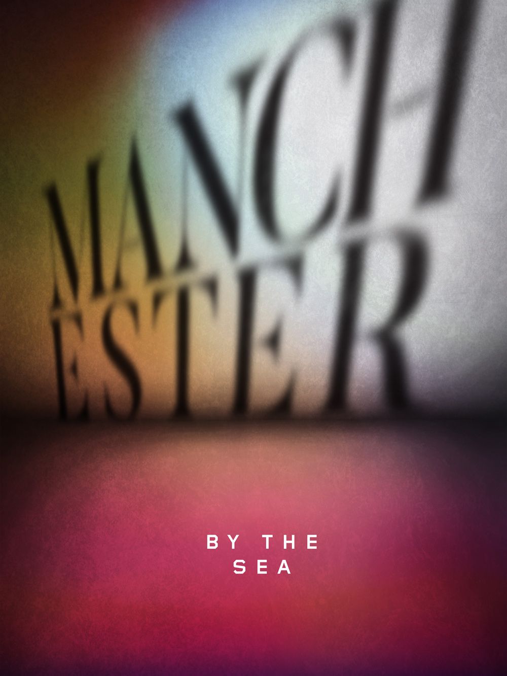 Eric Sams took his cues from Ed Ruscha to create this Manchester By The Sea poster