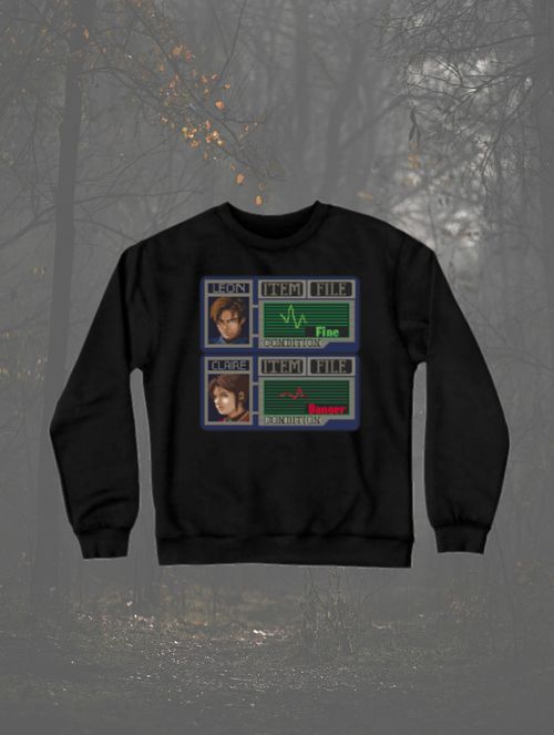 Resident Evil 2 Pixel Art Crewneck