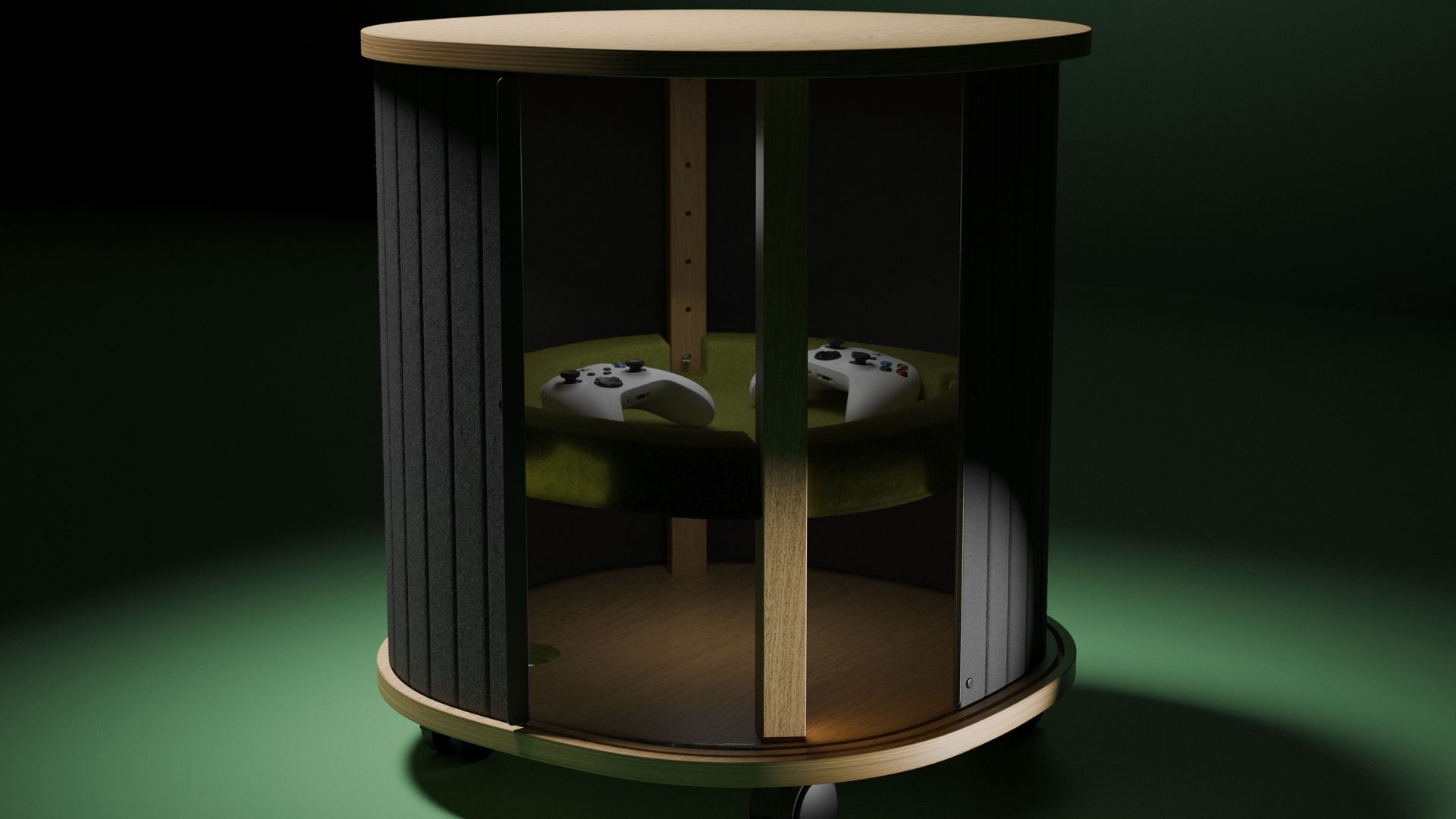 Furniture shown from IKEA x Xbox collab