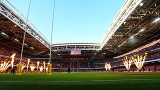 Millenium Stadium in Cardiff - home to the Wales rugby union team