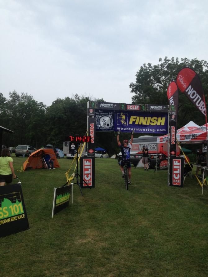 Gerry Pflug (Team CF) finished 3rd overall riding his singlespeed